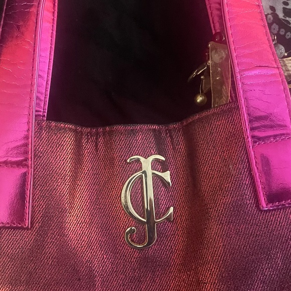 Gorgeous Juicy Couture tote bag so sparkly! Excellent used condition! - Picture 11 of 12